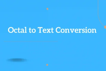Octal to Text Converters
